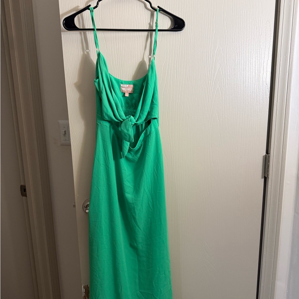 Show Me Your MuMu Vibrant Green Dress Size Small
